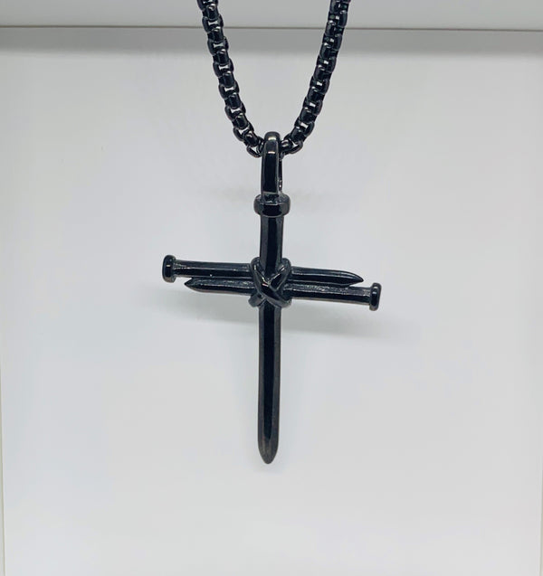 Cross Nail Necklace